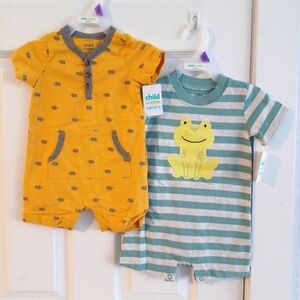 Carter's child of mine baby boy romper new.